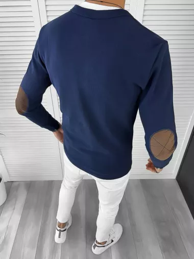 Bluza barbati bleumarin slim fit 12980 U1